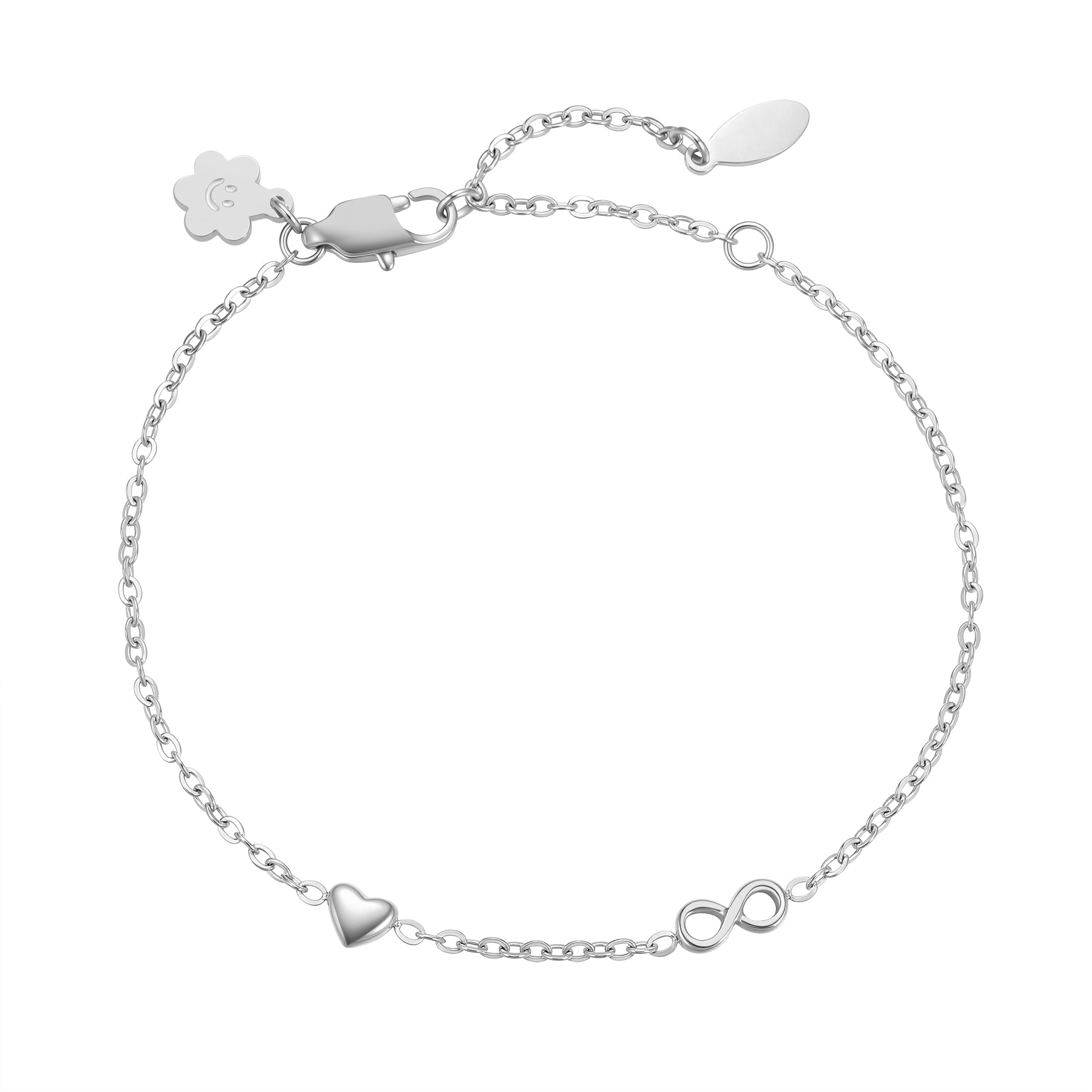 Pulsera Corazón Infinity Delicada – Waterproof