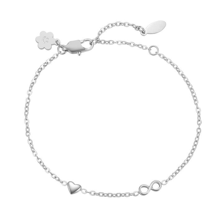 Pulsera Corazón Infinity Delicada – Waterproof