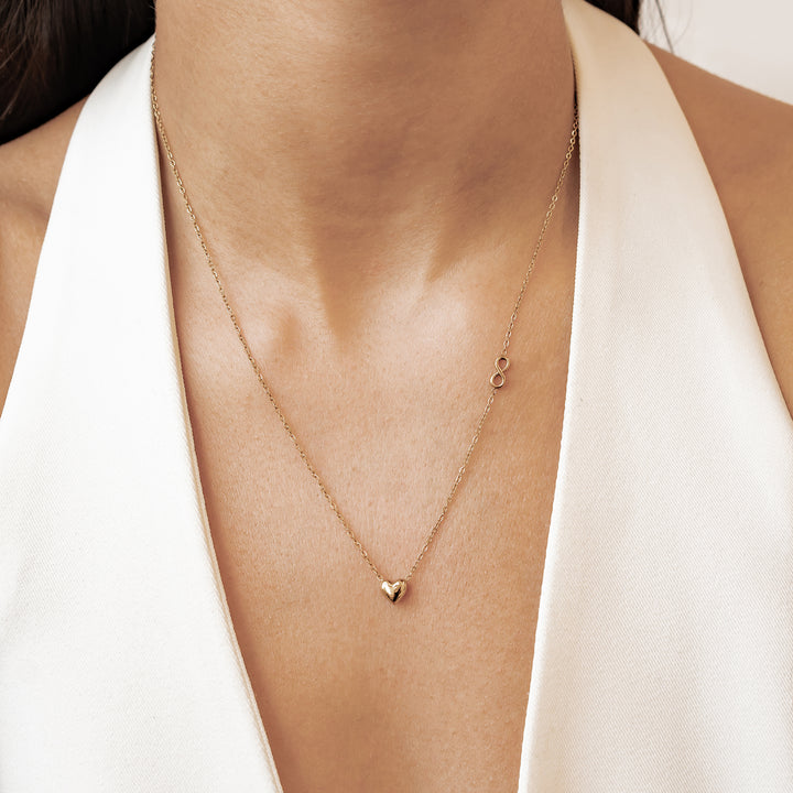 Collar Corazón Infinity Delicado – Waterproof