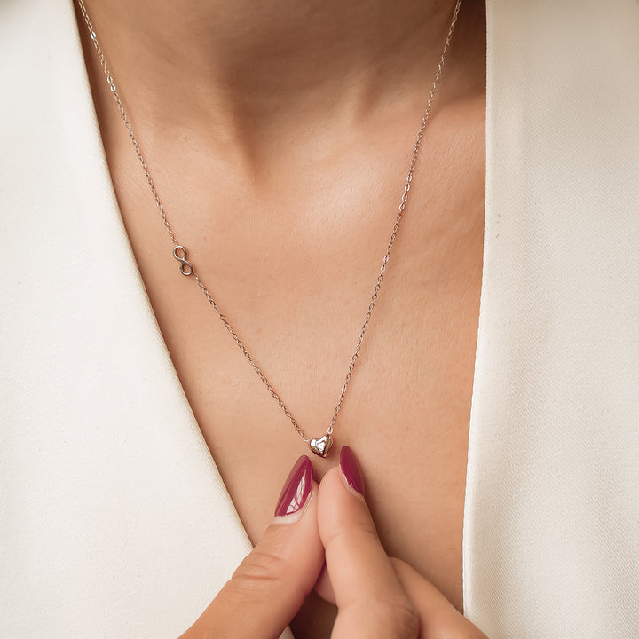Collar Corazón Infinity Delicado – Waterproof