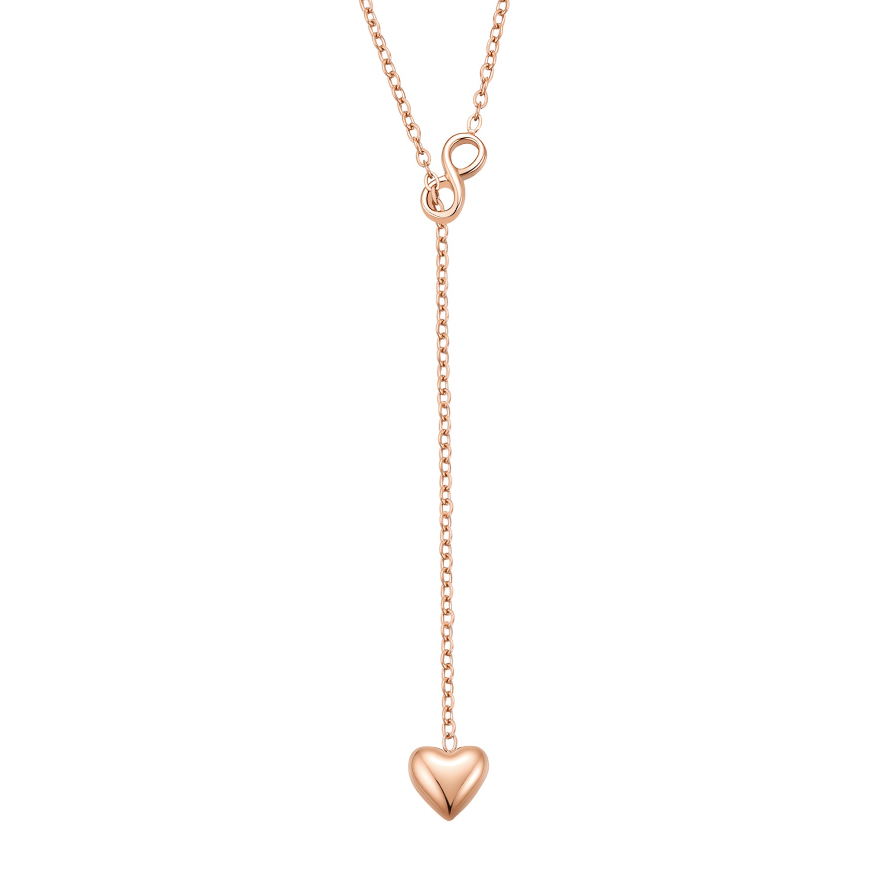 Dainty Infinity Heart Y Necklace Waterproof