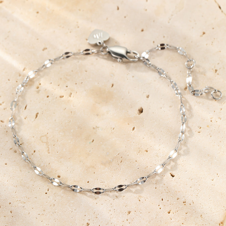 Dainty Rolo Chain Bracelet Waterproof