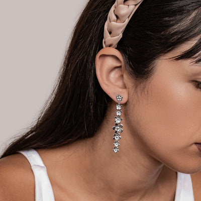 Boucles d’oreilles Pendantes Cascade Marguerites Waterproof