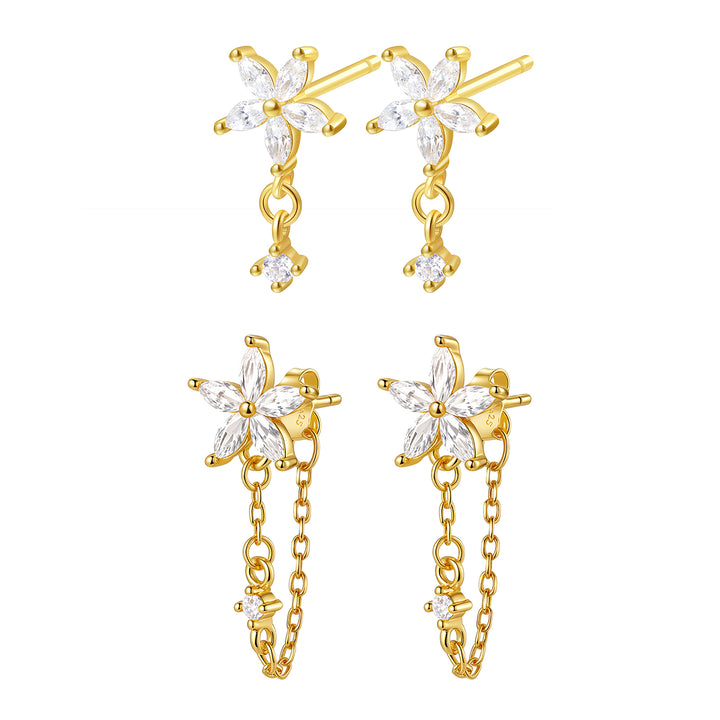Set Joyería Gema Margarita Plata de Ley 925