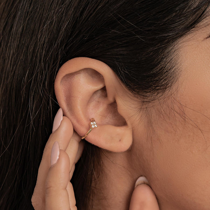 Ear Cuff Marguerite Argent Sterling