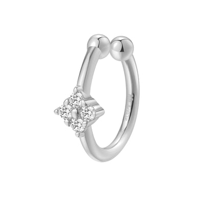 Gänseblümchen Ear Cuff – 925er Sterlingsilber