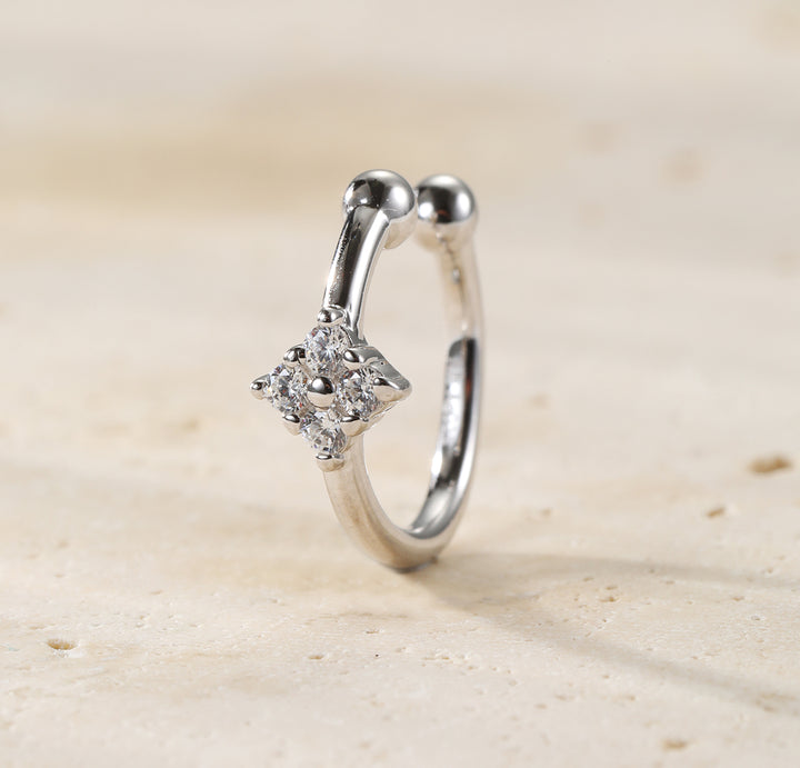 Ear Cuff Marguerite Argent Sterling