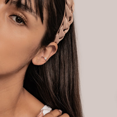 Gänseblümchen Ear Cuff – 925er Sterlingsilber