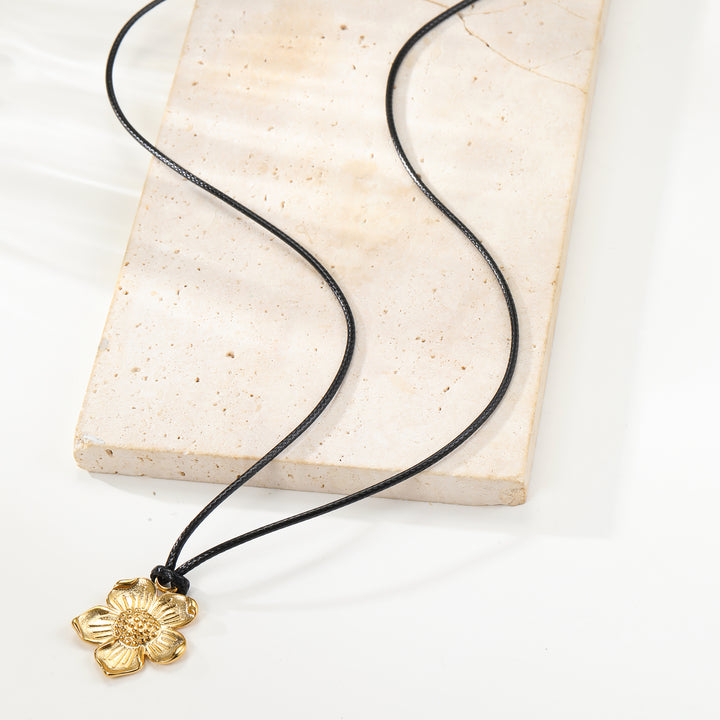 Collier Cordon Charm Marguerite – Waterproof