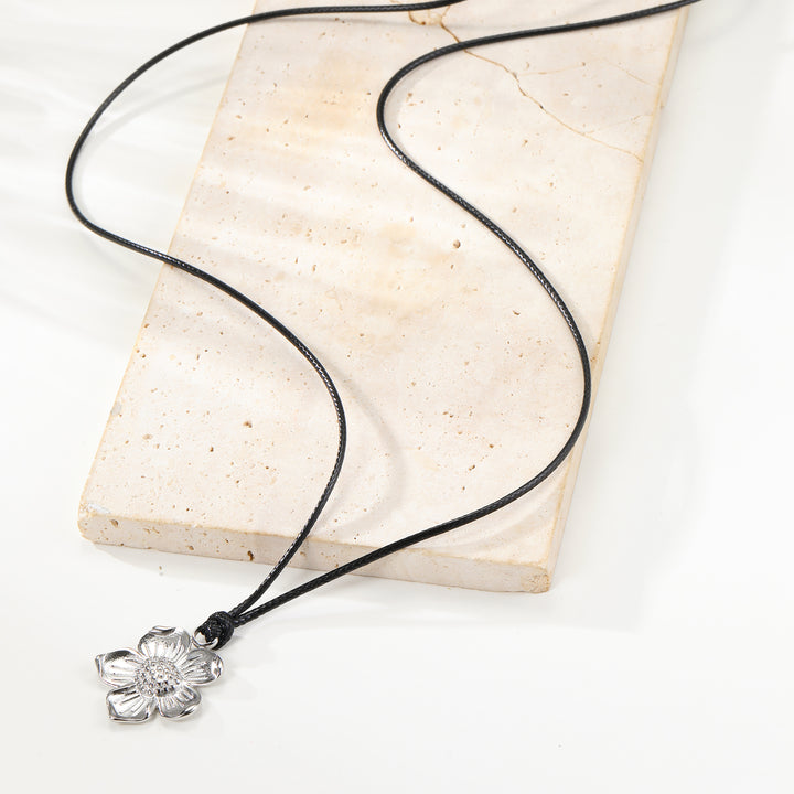 Collier Cordon Charm Marguerite – Waterproof
