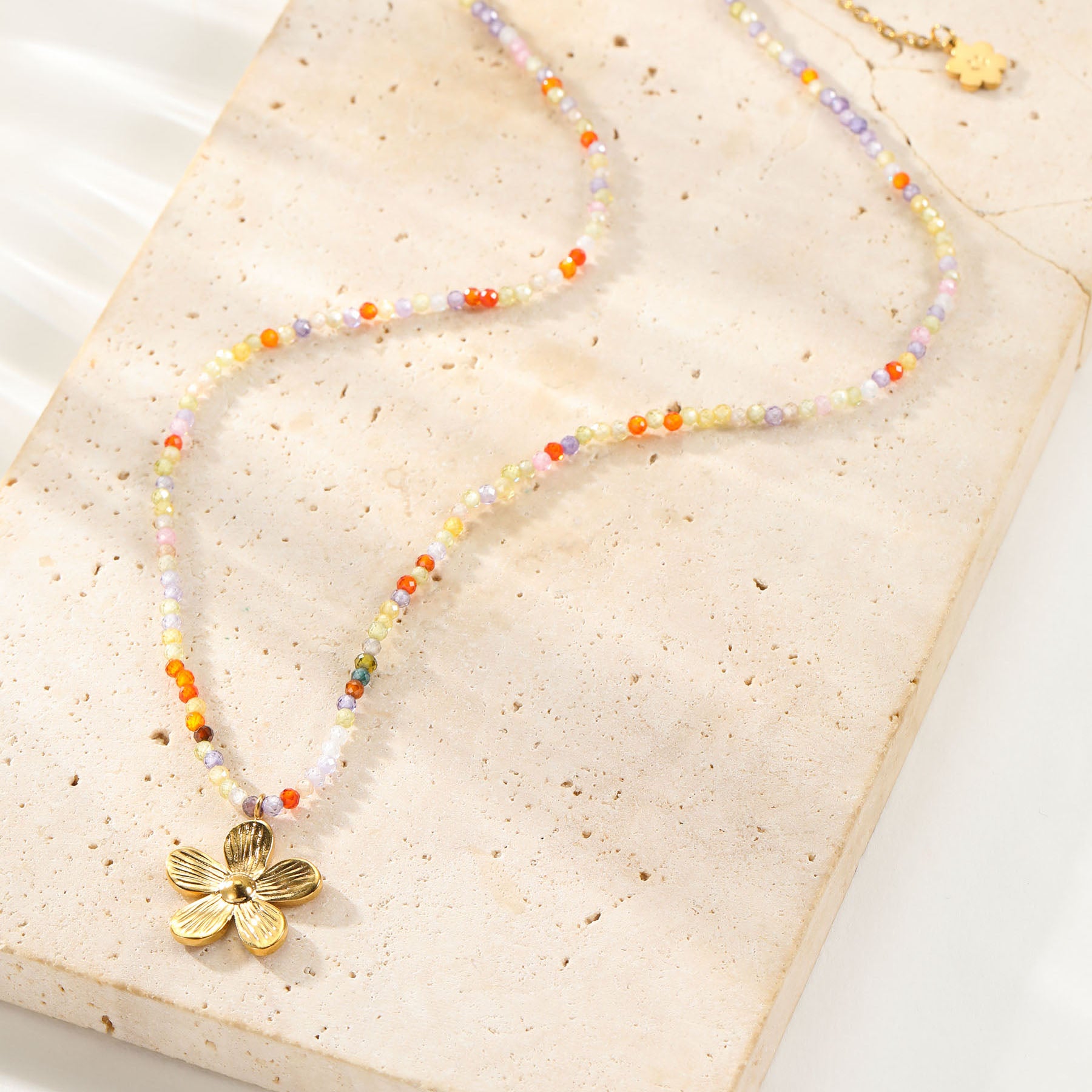 Collier Perles Marguerites Summer – Waterproof