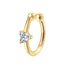 Diamant-Herz Ear Cuff – 925er Sterlingsilber