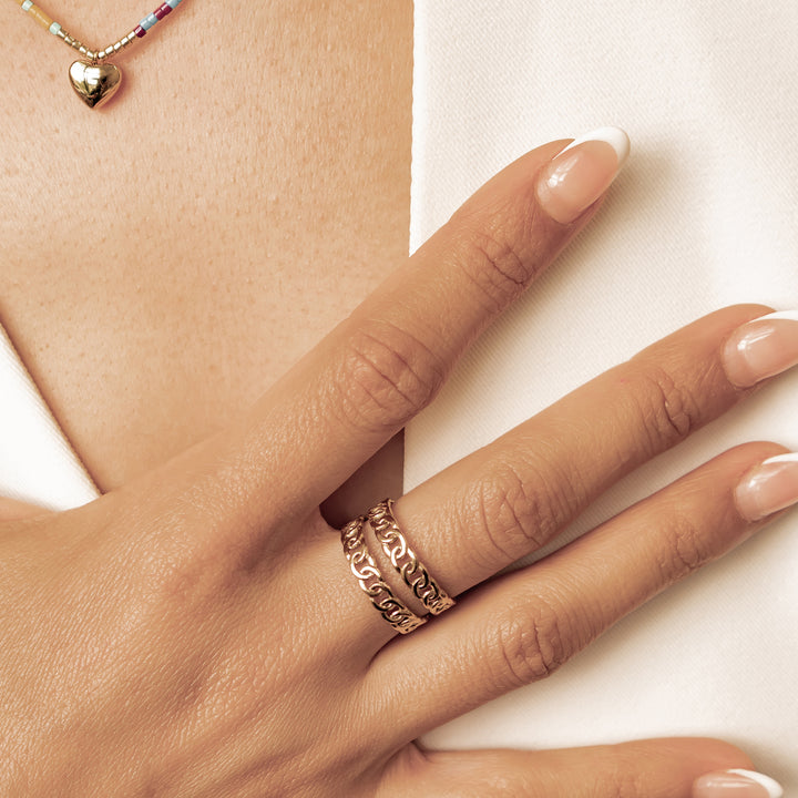 Double Chain Open Ring Waterproof