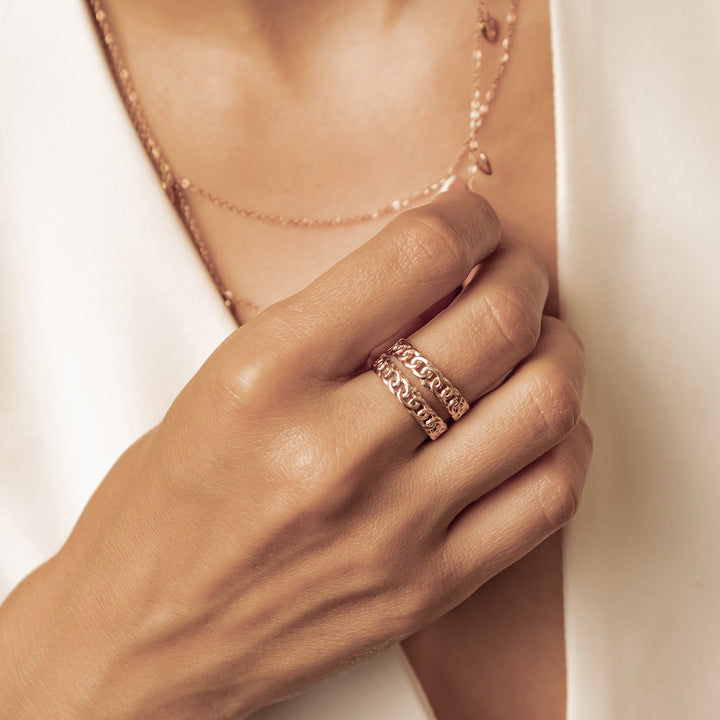 Double Chain Open Ring Waterproof