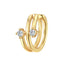 Ear Cuff Double Bande Éclat Sterling Argent