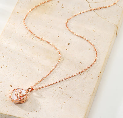 Collier Médaillon Colombe et Branche d’Olivier Sterling Argent
