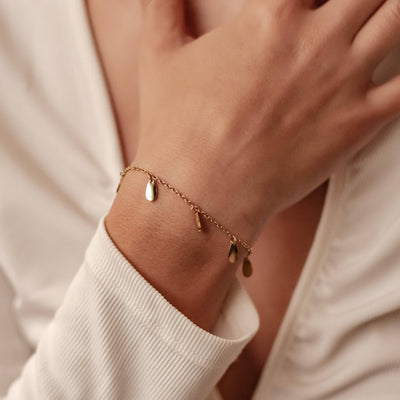Bracelet Charm Goutte Waterproof