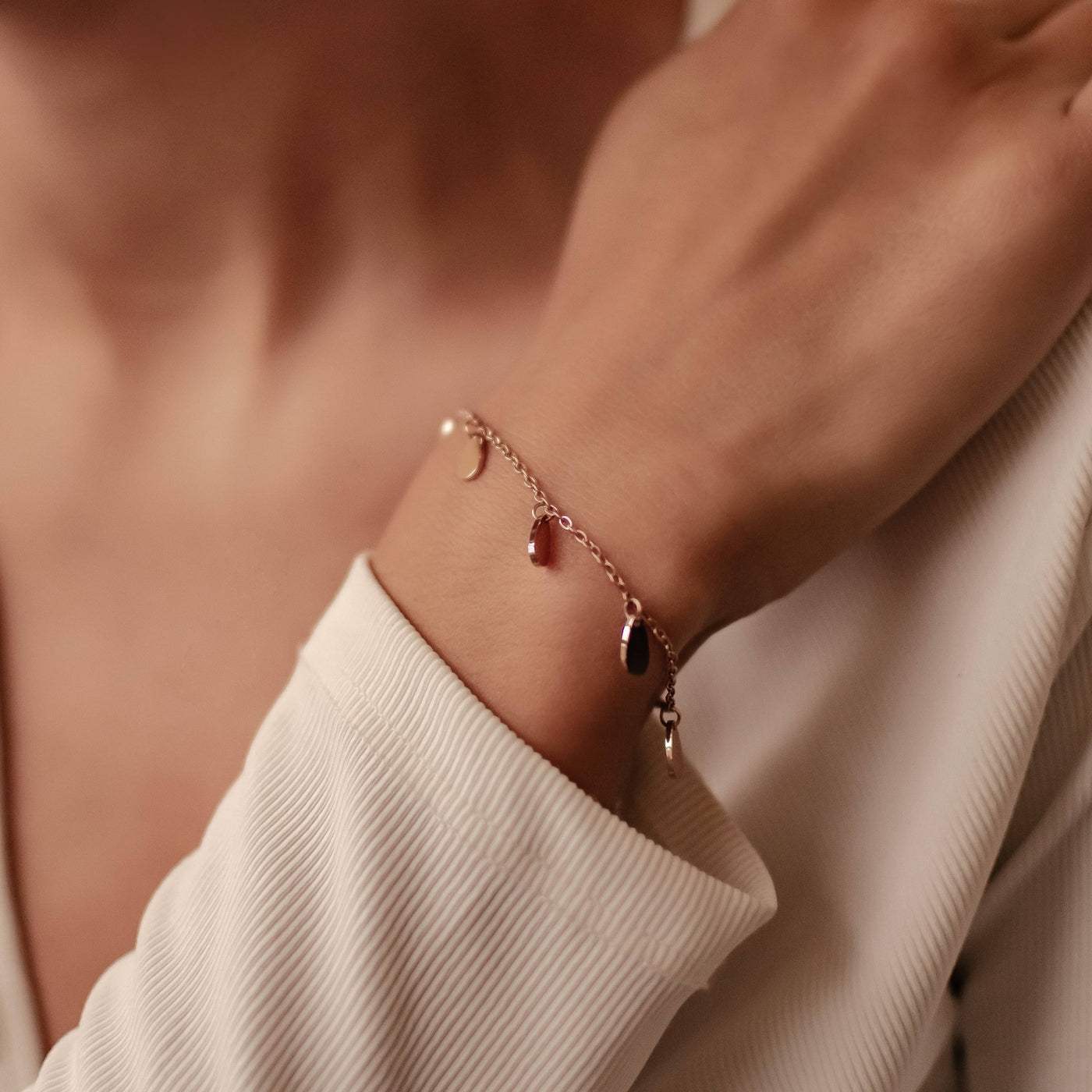 Bracelet Charm Goutte Waterproof