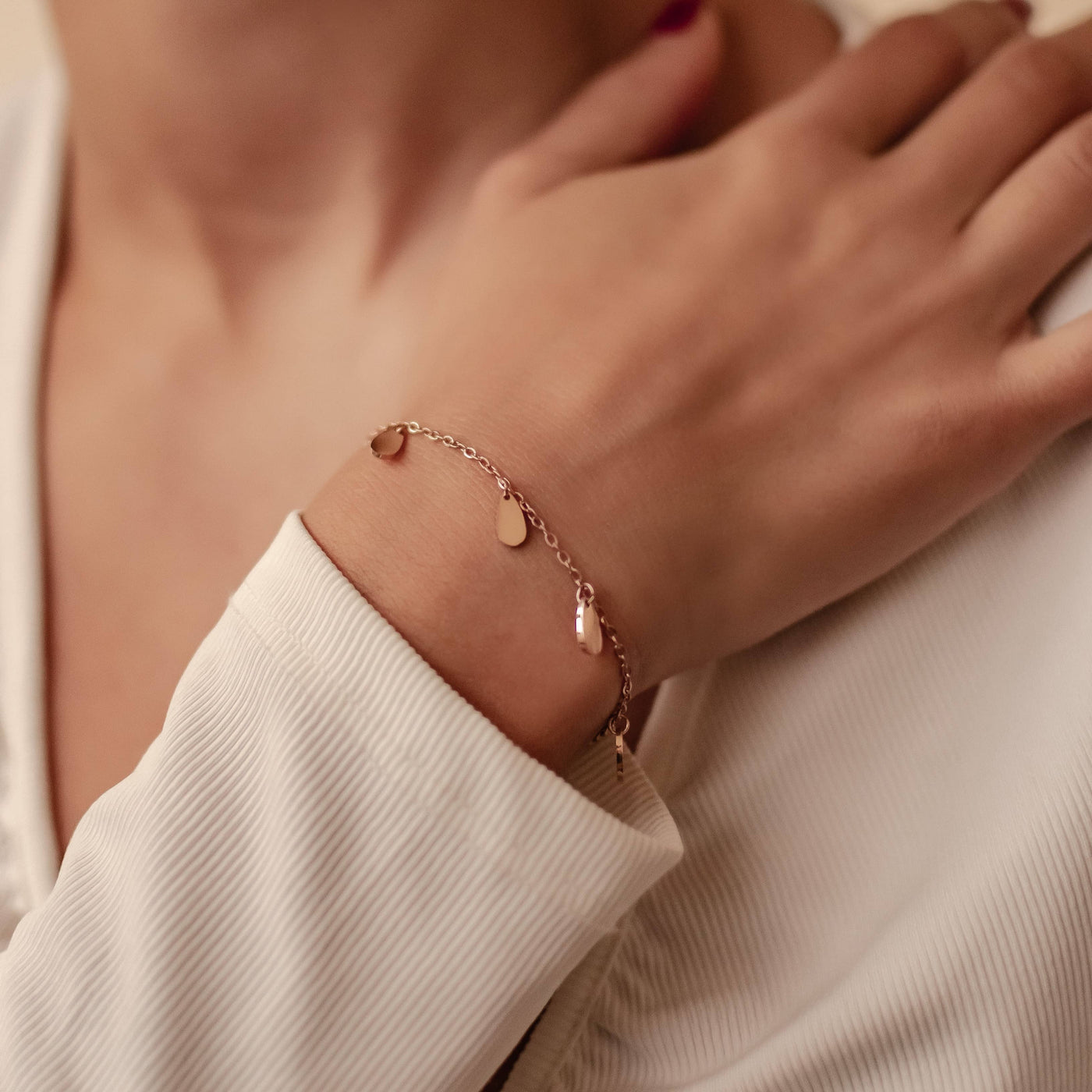 Bracelet Charm Goutte Waterproof