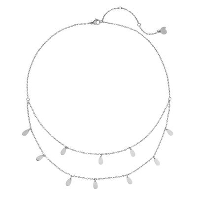 Collier Multi Rangs Charm Goutte Waterproof