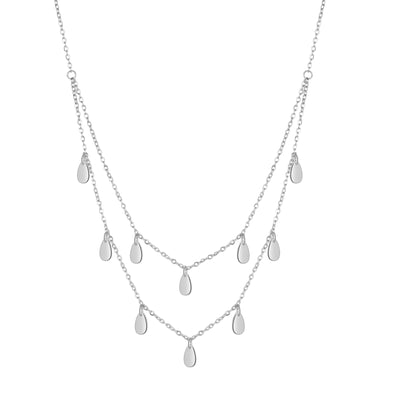 Collier Multi Rangs Charm Goutte Waterproof