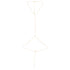 Flattened Rolo Body Chain Waterproof