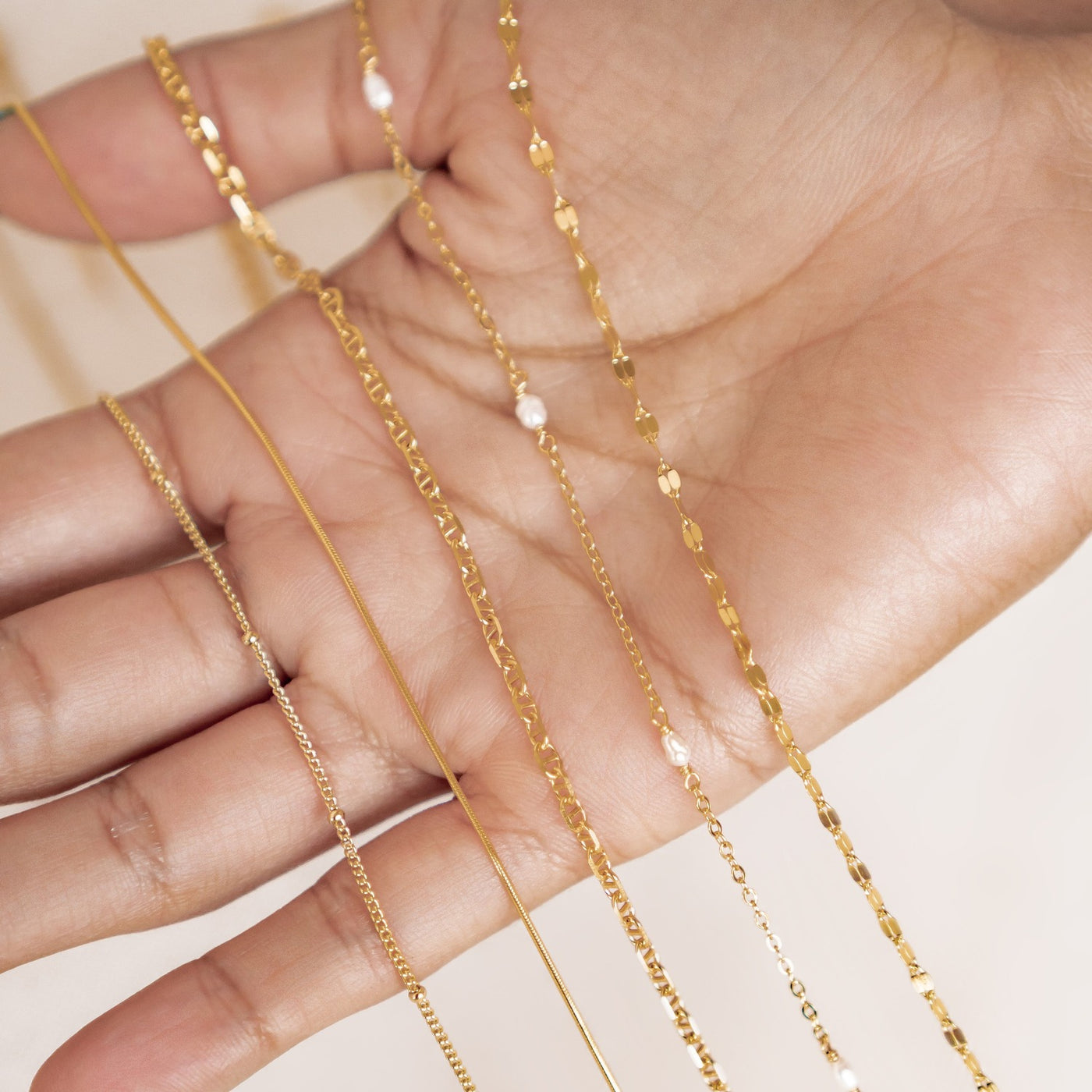 Collier Chaîne Rolo Aplatie en Or