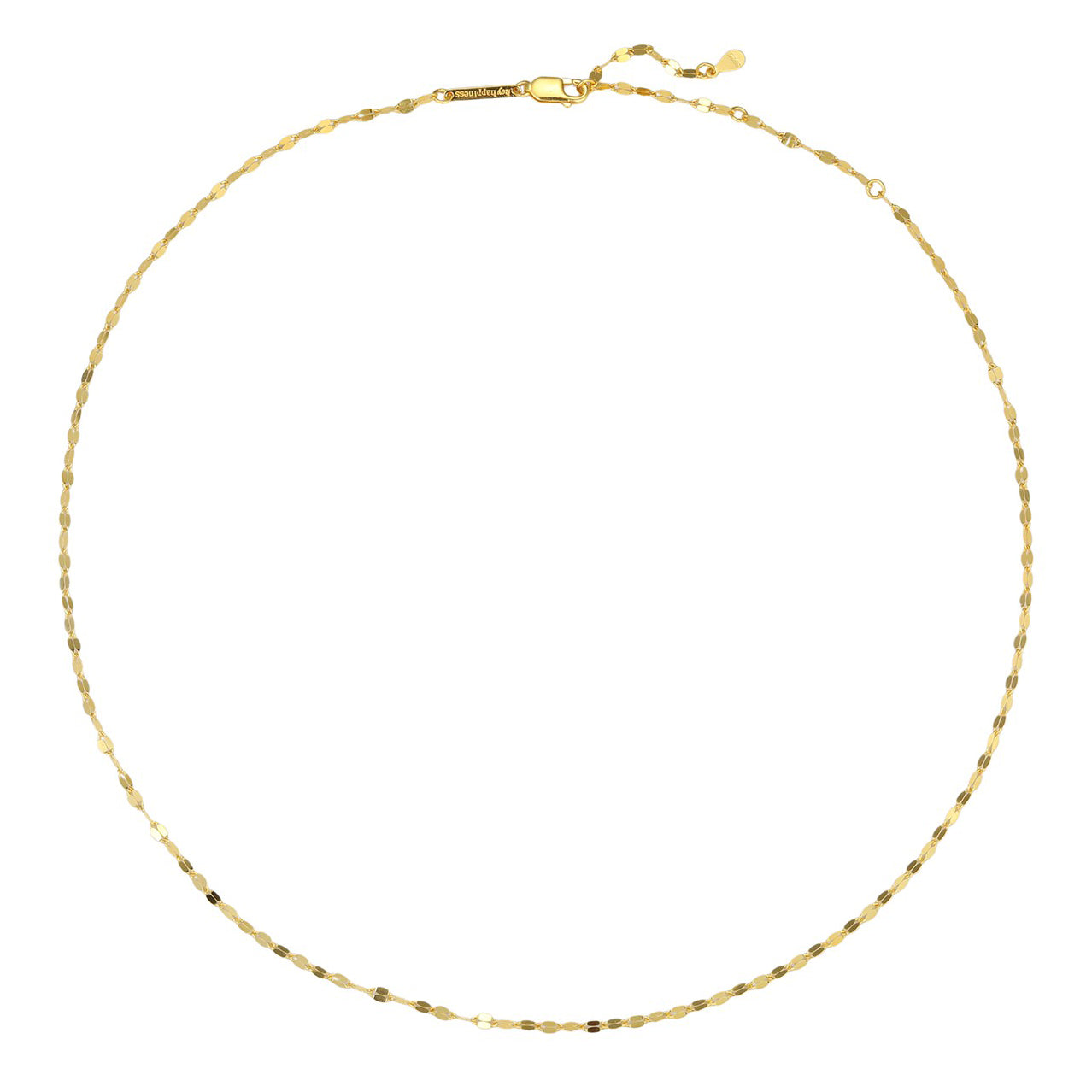 Collier Chaîne Rolo Aplatie Sterling Argent