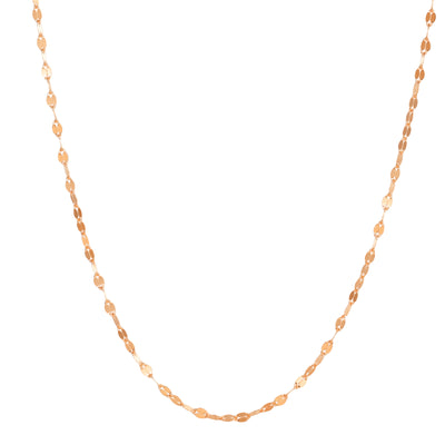 Collier Chaîne Rolo Aplatie Sterling Argent