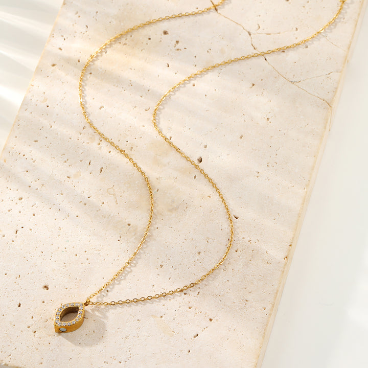Friendship Soul Crystal Necklace Waterproof