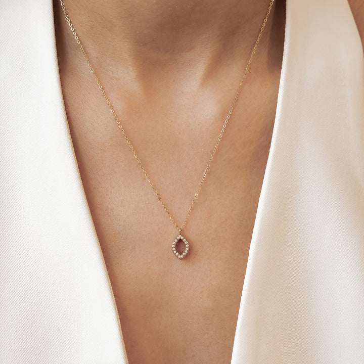 Friendship Soul Crystal Necklace Waterproof