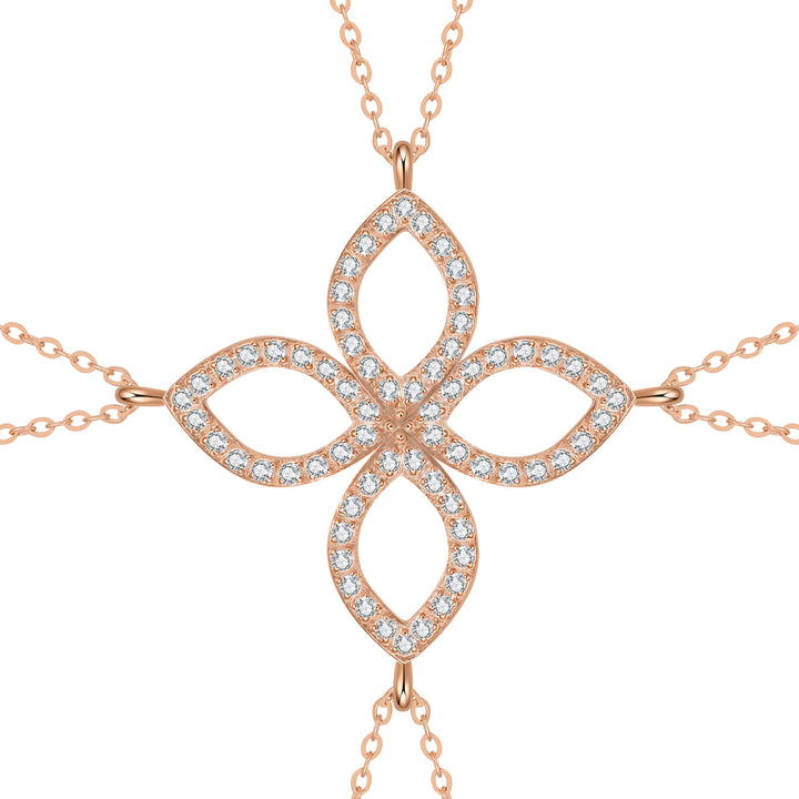 Friendship Souls Four Crystal Necklace Set Waterproof