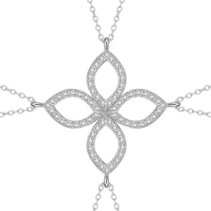 Friendship Souls Four Crystal Necklace Set Waterproof