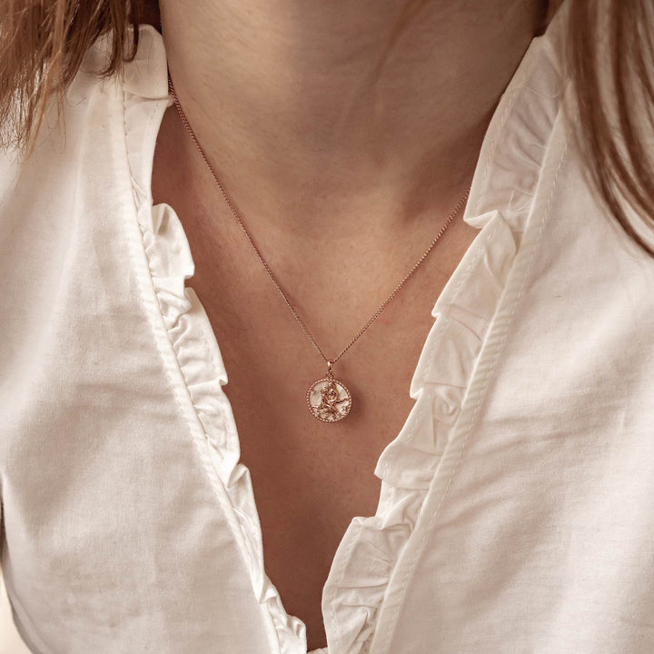 Collar Colgante Géminis Plata de Ley 925