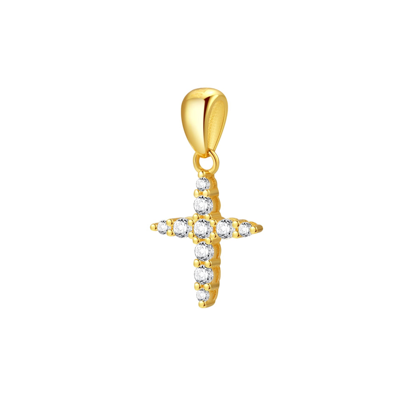 Collier Pendentif  Pierre Précieuse Croix Sterling Argent