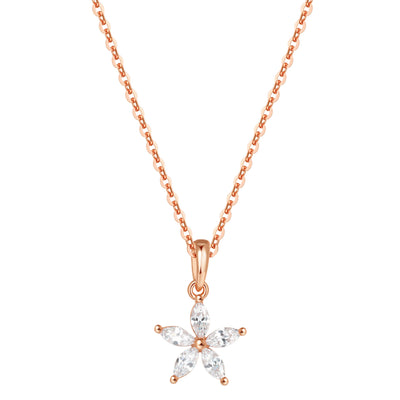 Gemstone Daisy Chain Necklace Sterling Silver Gold