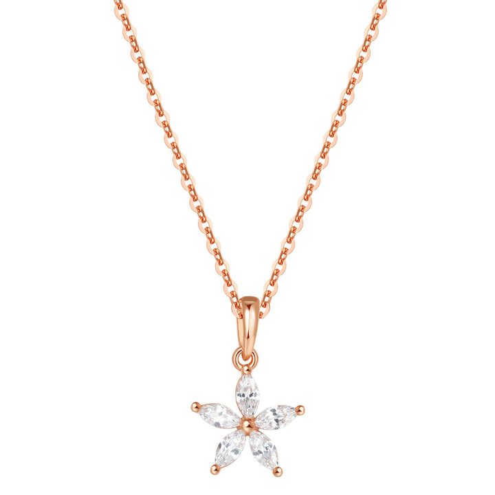 Pierre Présieuse Marguerite Collier Chaîne Sterling Argent en Or