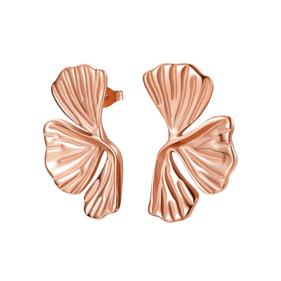 Pendientes Statement Hoja de Ginkgo Waterproof