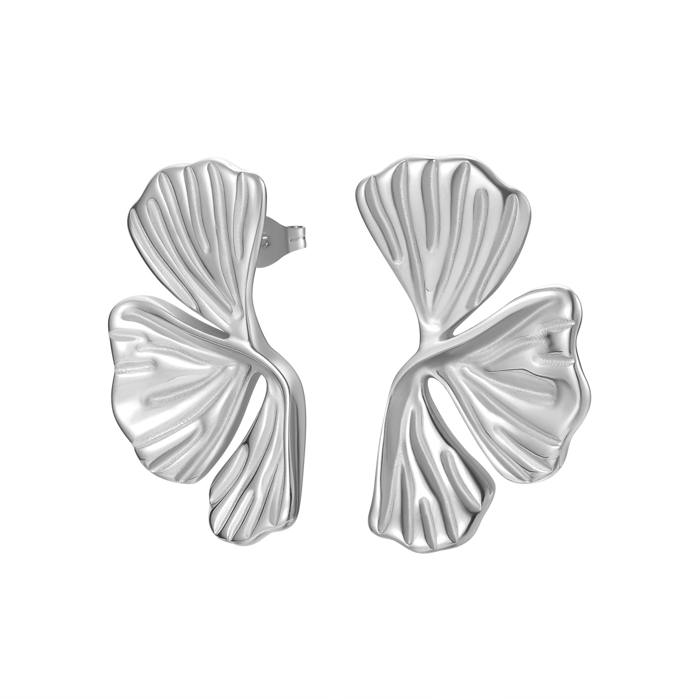 Pendientes Statement Hoja de Ginkgo Waterproof