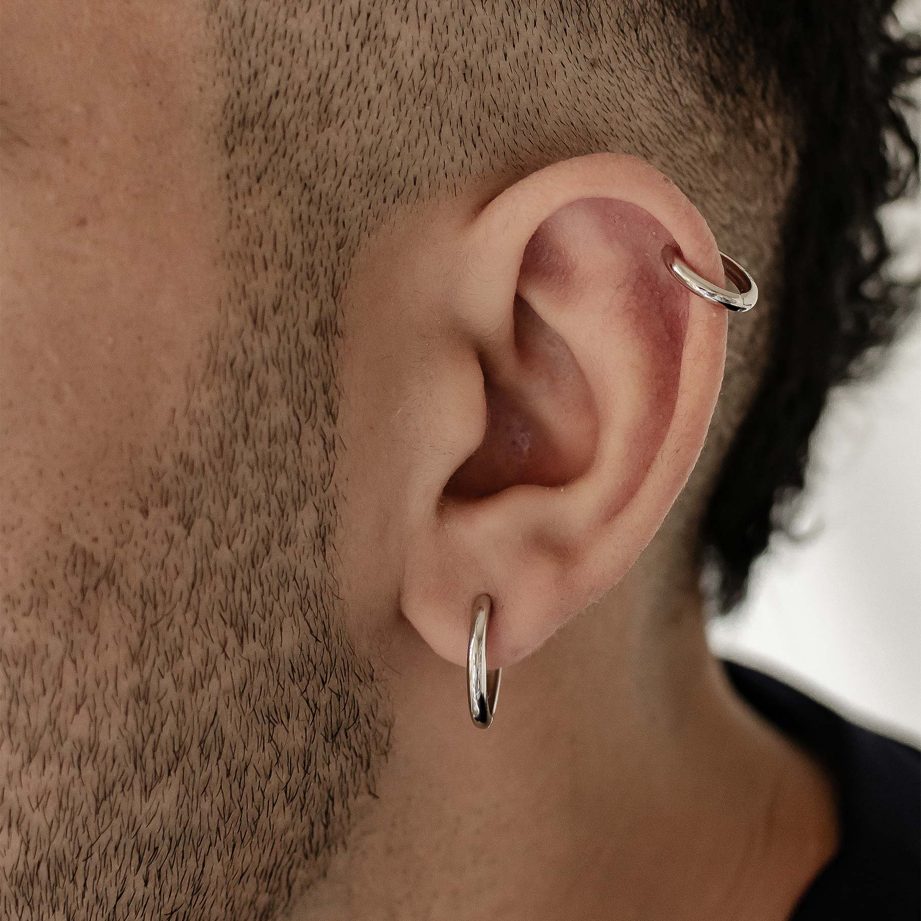 ピアス Grace Silver Earrings (2 COLOR) Silver Mélia Grace Double Earrings