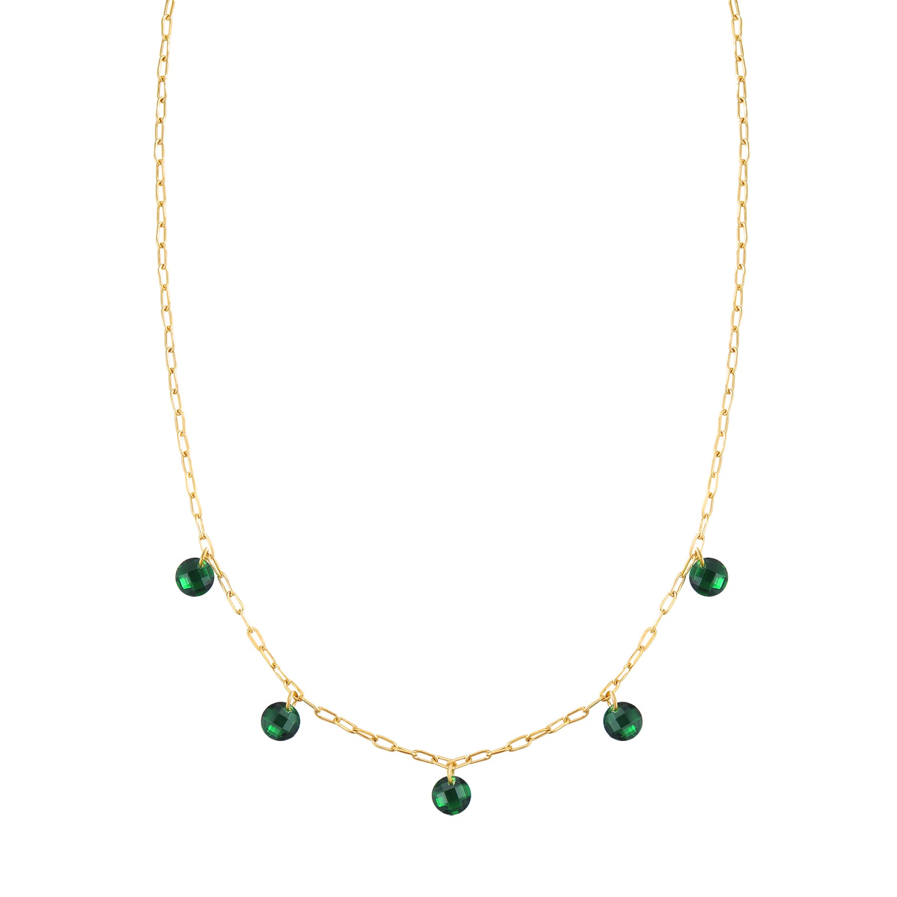 Collier Pierre Verte Waterproof