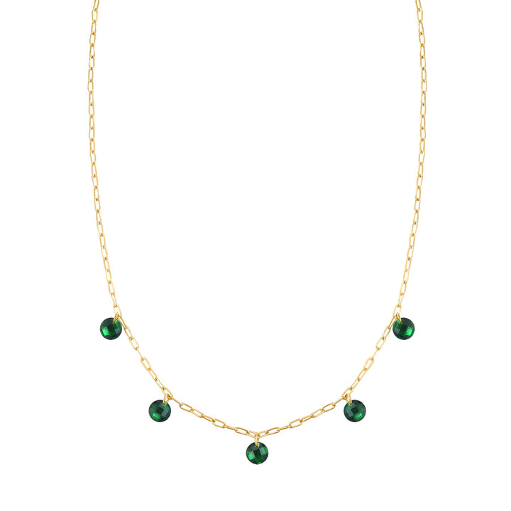 Collar Piedra Verde Waterproof