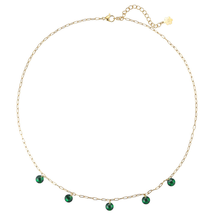 Collier Pierre Verte Waterproof