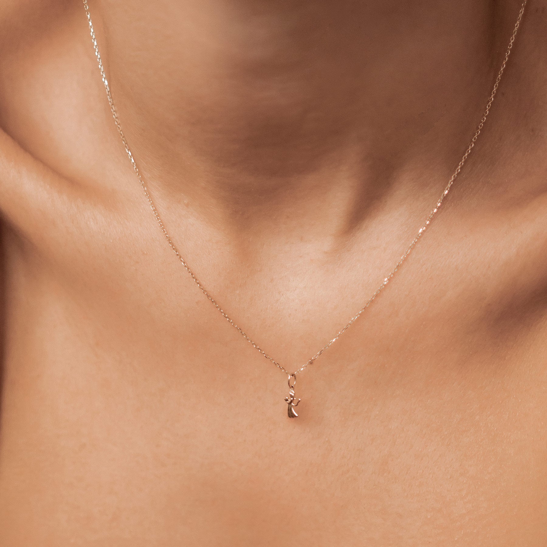 Guardian Angel Necklace 14K