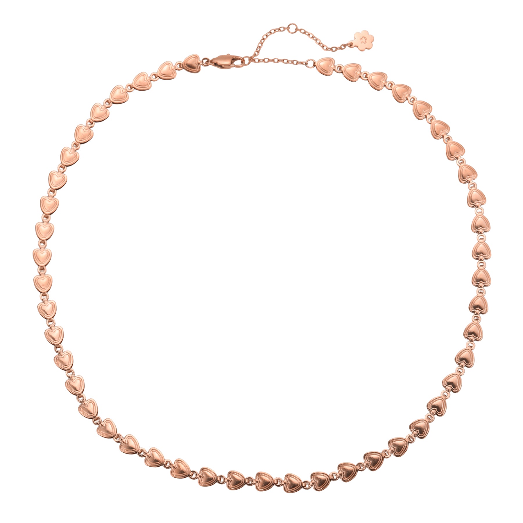 Herzglieder Choker Halskette aus Edelstahl – Wasserfest 