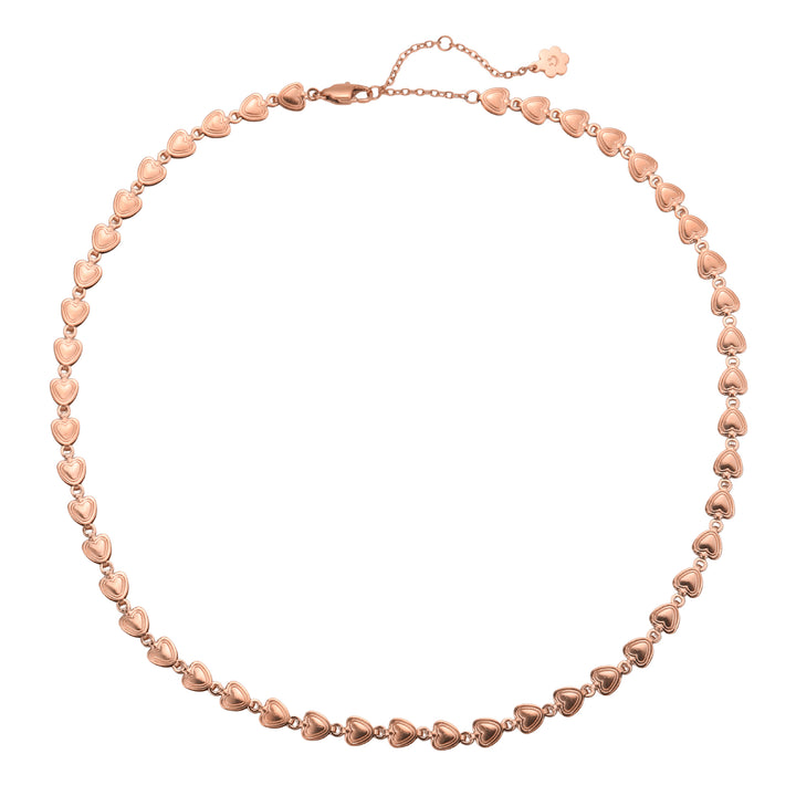 Herzglieder Choker Halskette aus Edelstahl – Wasserfest 