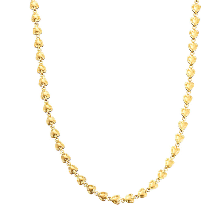 Heart Link Necklace Waterproof