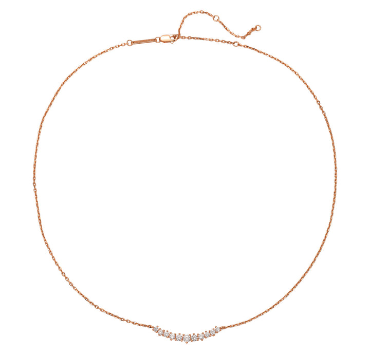 Collar Tennis Corazón Plata de Ley