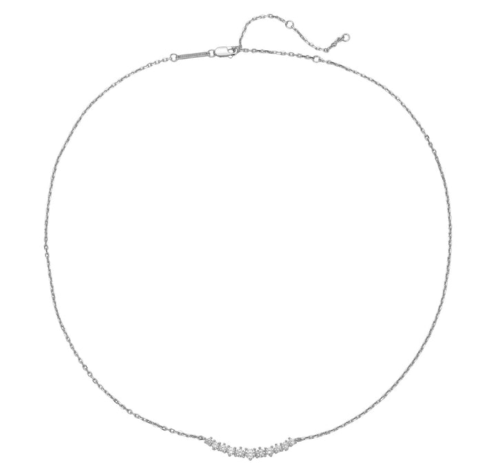 Collar Tennis Corazón Plata de Ley
