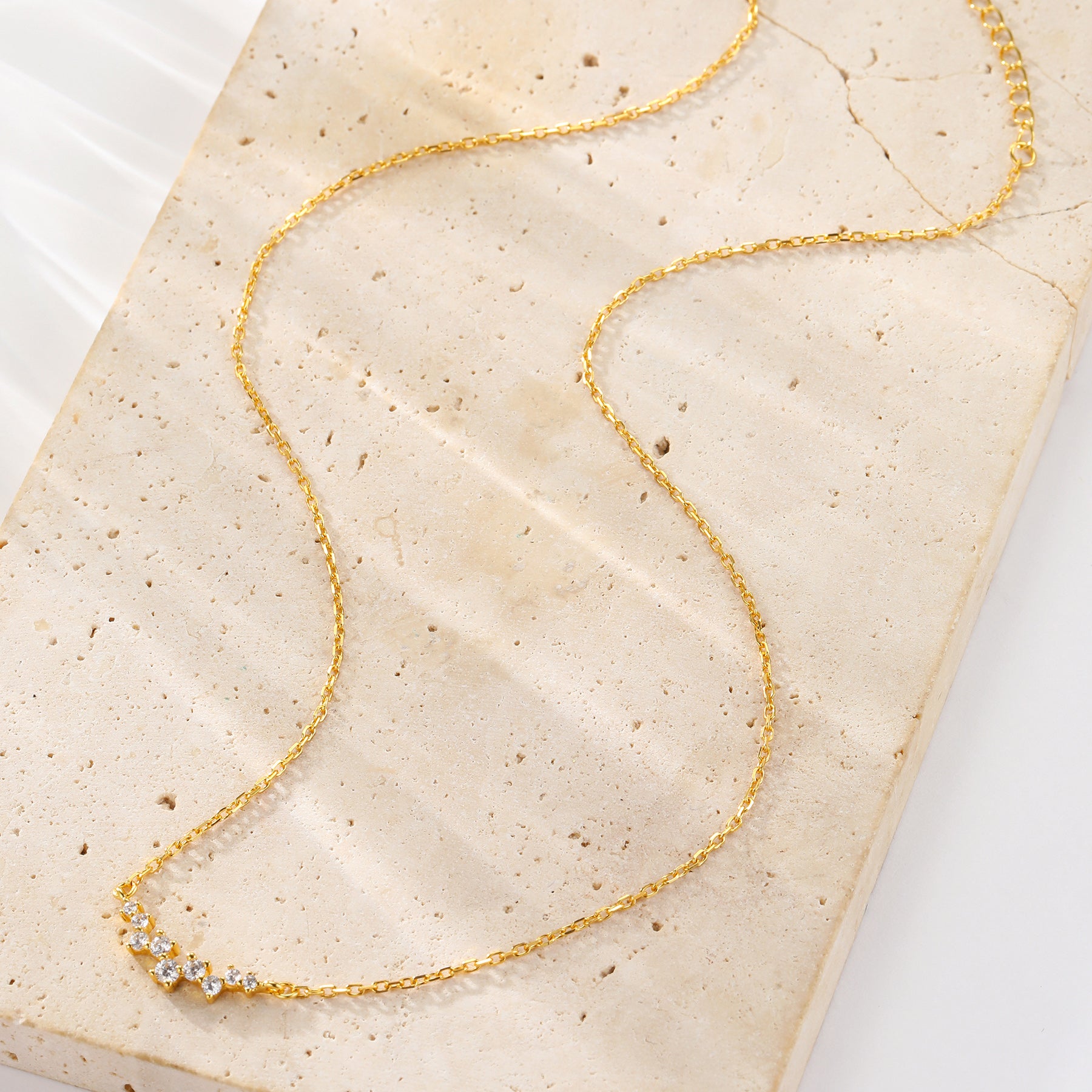 Collar Brillo Infinito Plata de Ley